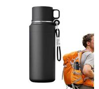 Botellas aisladas, botella de agua aislada - 27 oz taza de agua de acero inoxidable - Taza térmica a prueba de fugas, botella de bebida reutilizable para deportes, viajes, casos