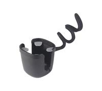 Botellas ajustables Cochecito Silla de Ruedas Andador Soporte para Bebidas Soporte para Bebidas Negro
