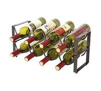 Botellas apilables para almacenamiento de vino, para contenedor de vino creativo, marco de vino tinto para sala de estar, cocina