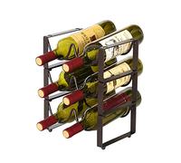 Botellas apilables para almacenamiento de vino, para contenedor de vino creativo, marco de vino tinto para sala de estar, cocina