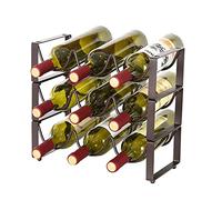 Botellas apilables para almacenamiento de vino, para contenedor de vino creativo, marco de vino tinto para sala de estar, cocina