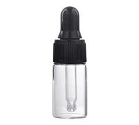 Botellas cuentagotas de vidrio, dispensador de muestras de aceite esencial, cuentagotas de viaje, soporte para botellas de aceite esencial, pequeño