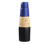 Botellas de agua aisladas al vacío, jarra a prueba de fugas, vaso reutilizable | Entrenamientos de contenedor de bebidas grandes, mochileros, viajes, estudio, ejercicio, equipo de viaje, construcción