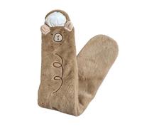 Botellas de agua caliente, 3000 ml de largo, diseño de Capibara, protección contra el frío, botella de agua caliente con funda de felpa, para recuperación muscular, mujeres, niños, viajes, cama