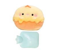 Botellas de agua caliente: paquete acogedor más cálido, diseño de felpa de dibujos animados | Bolsa de agua caliente a prueba de fugas con de la cubierta suave, almohadilla de calefacción portá