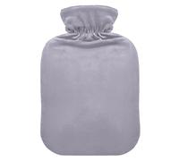 Botellas de agua caliente violeta mineral con cubierta suave, calentador de pies para cama, regalo de invierno, botellas de calor de agua caliente para calambres menstruales, alivio del dolor, 1 litro