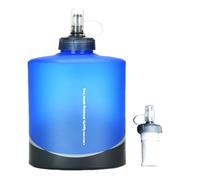 Botellas de agua colapso - Senderismo Filtro de agua plegable Bolsa de correr Principio de adsorción de carga para viajes, caminar y acampar