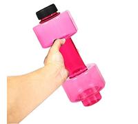 Botellas de agua con mancuernas,PET Eco-friendly Fitness Water Jug - PET Eco-friendly Sports Fitness Ejercicio Jarra de agua para el gimnasio, Yoga, Running, Al aire libre, Ciclismo, Camping Adawd