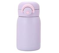 Botellas de agua de acero inoxidable, con cierre de cremallera, 6,8 x 6,8 x 17,5 cm, doble Walled Travel Mug, Minimalist Reutilizable Drinkware, botella de bebida caliente y fría para gimnasio, al