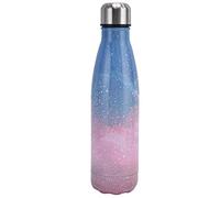 Botellas De Agua, Frasco Térmico Resistente A La Oxidación Para Acampar, Ir De Excursión, Viajar Para La Escuela, Deportes Al Aire Libre(Cielo estrellado rosa)