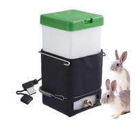 Botellas de agua para animales pequeños - Botella de agua para hámster 1L, botella de agua calentada para conejo | Dispensador de bebidas con control termostático para animales pequeños, botella de