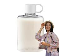 Botellas de agua plana para viajar - 360 ml de botella de agua de viaje cuadrada delgada | Botella de agua de bolsillo Tritan reutilizable, taza de frascos de viaje a prueba de fugas para deportes, ac