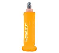 Botellas de agua plegables de poliuretano termoplástico, sin Bisfenol A, botella deportiva para mochila de hidratación, bicicleta, senderismo, correr, camping y escalada (Naranja, 250 ml)