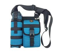 Botellas de botella de agua BAJAS - FIJACIÓN DE LA MARCA CON PASO DE LA BOTELLA DE AGUA | Título de Crossbodyy Ajustable Ligero Toma para senderismo, gimnasio, correr, acampar, aventuras, Medium Light