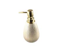 Botellas de cerámica con bomba de prensa, botellas de champú recargables, dispensador de líquido vacío simple, portátil, de lujo, desinfectante de manos, contenedor de artículos de tocador