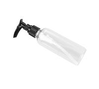 Botellas de Champú Pequeñas 100ml Pet Pp Negras, 4 Piezas