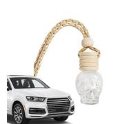 Botellas De Difusor De Ambientador De Aire Del Automóvil - Coste De Botellas De Difusor De Fragancias Vacías | Botella De Perfume De Calavera Forma De Aromaterapia De Aromaterapia Botella De Difusor P