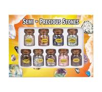 Botellas de es curativos,Botellas de diferentes piedras preciosas | Botella de deseos de Botella de diferentes piedras preciosas | Juego de piedras naturales caídas para decoración del hogar con chip