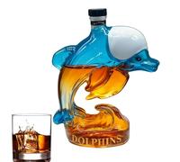 Botellas De Licor | 320ml Dispensador De Vidrio En Forma De,Botellas De Whisky Vacías,Para Hombres Papá Fiesta Beber Vino Vodka Bourbon Bar Cumpleaños Boda Navidad