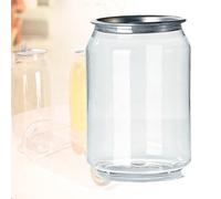 Botellas de plástico para máquina selladora de latas, envases vacíos de 900 ml para zumos, Batidos y té de Burbujas, con Tapas para Uso Comercial.