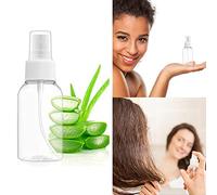 botellas de spray de 75 ml, atomizador de botella de spray recargable vacío transparente de viaje portátil, botellas de spray de alcohol, botellas de cosméticos, para soluciones de limpieza, Blanco