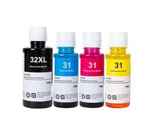 Botellas de Tinta compatibles con Suministros de Impresora 31 32XL, Recarga de Tinta para Tinte Adecuada para 7301, 6001, 7602, 5101, 7001, 551, 651, 455, 457, 450, 4 Uds.