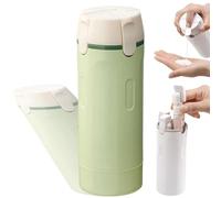 Botellas de viaje 4 en 1 para artículos de tocador, dispensador recargable a prueba de fugas con 4 recipientes de 30 ml, botellas portátiles de tamaño de viaje para champú, loción, acondicionador