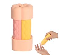 Botellas de viaje de champú - recipientes recargables de 2,52x5,39 pulgadas, kit de aseo con fugas, accesorios portátiles | 4 botellas en 1, recipientes de silicona suave para el acondicionador Lo