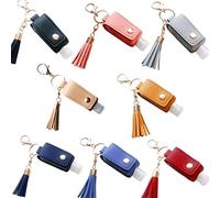 Botellas de viaje llavero recargable recipientes a prueba de fugas vacíos 30 ml para champú desinfectante para manos 8pcs, botellas de viaje