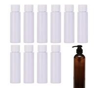 Botellas De Viaje Para Artículos De Aseo - 10 Unidades Botellas Viaje Miniatura Portátiles,Accesorios de Dispensadores Vacíos Antifugas 30ml para Tónico, Gel de Ducha, Loción, Acondicionador, Limpiado