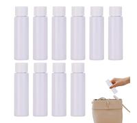 Botellas De Viaje Para Artículos De Aseo - Juego De 10 Botellas Viaje | Accesorios de Dispensadores Vacíos Antifugas 30ml para Tónico, Gel de Ducha, Loción, Acondicionador, Limpiador Facial, Crema y L
