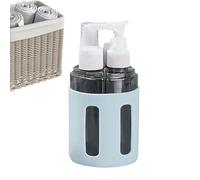 Botellas de Viaje para artículos de Aseo - Set 4 en 1 a Prueba de Fugas | Contenedores de tamaño para Llevar para champú, loción o líquido,Ideales, Champú, Loción, Perfume, Cosmética, Viajes,