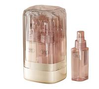 Botellas de viaje para artículos de tocador - 4 piezas botellas dispensadoras recargables champú | Botella vacía viaje transparente comprimible 35 ml x 4,65 x 2,36 2,68 pulgadas