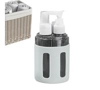 Botellas de viaje para productos de aseo,Set 4 en 1 recargable con rociador | Contenedores de viaje para productos de tocador | para champú, acondicionador, gel de ducha, perfume,