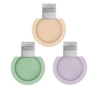 Botellas De Viaje Recargables,Contenedores De Viaje Para Artículos De Tocador | Paquete de 3 champú acondicionador líquido | Botellas portátiles recargables de los envases del viaje del silicón para e