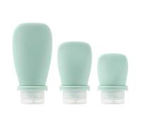Botellas De Viaje, Recipientes De Tamaño De Viaje, Botellas De Viajee Para Llenar, Recipientes De Tamaño, Botellass De De Equipaje Manual, A Prueba De 3 Set De Silicona Parcial Para La Loc