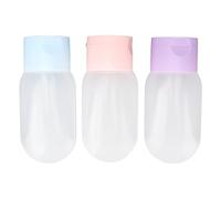 Botellas de Viaje Suaves a Prueba de Fugas, Recargables, portátiles, exprimibles, envases de cosméticos para champú, loción, 3 Piezas, Material de PE Premium, Viajes de Negocios,