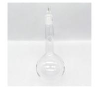 Botellas de vidrio de fondo redondo, Distillation Flask 500 ML Borosilicate Glass Flat Or Round Bottom Multiple Sizes(Round bottom 24x14)