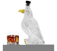 Botellas De Whisky,Botella de Vidrio con Forma de Águila | Recipiente De Licor Para Coleccionistas Uso Doméstico Regalo Hombre Día Del Padre Cata De Vino Decoración Bodas Eventos