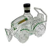 Botellas de whisky | Botella de vino tractor 3D creativa | Botella de vino tractor 3D creativa | Decoración de cuaderno de almacenamiento de vidrio para hombres mujeres Bar Gabinete Whisky Lover