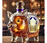 Botellas De Whisky,Decantador De Whiskey Animal Esculpido En 3D | Estatuilla Creativa Decoración Hogar Mesa, Botella Vacía Para Regalos Cumpleaños San Valentín Día Del Padre