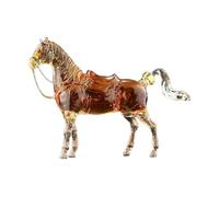 Botellas de whisky - Decantador de whisky transparente con forma de caballo | Dispensador de licores de vino y brandy Animal Spirits para almacenar bebidas o como elegante decoración de bar