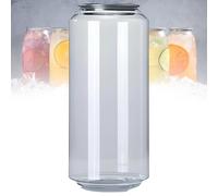 Botellas desechables de PET de 900 ml, paquete de 200 con tapas de aluminio a prueba de fugas para Boba, café helado, jugo y batidos, compatibles con máquina selladora de latas