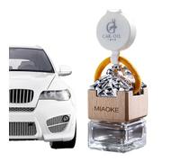 Botellas difusoras para coche vacías, Difusor de perfume de para coche con forma de sello de jade con hebilla de fácil extracción, Difusor liso para colgar en el coche, práctico difusor para camión, a