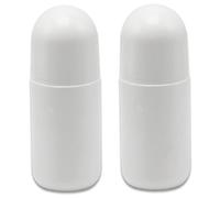 Botellas enrollables: 2 unidades de 50 ml, contenedor de plástico vacío recargable a prueba de fugas para bálsamos de aceites esenciales DIY