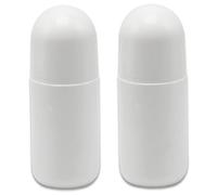 Botellas enrollables|Botellas enrollables, 2 unidades de 1.7 fl oz de bola vacía recargable, contenedor de bolas de plástico a prueba de fugas, rodillo portátil de bricolaje para bálsamos de aceites
