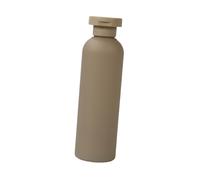 Botellas exprimibles con tapa abatible para artículos de tocador y gel de ducha, 1 botella cosmética reutilizable, recipientes portátiles a prueba de fugas para champú, loción, crema, gris, 200 ml