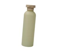 Botellas exprimibles con tapa abatible para artículos de tocador y gel de ducha, 1 botella cosmética reutilizable, recipientes portátiles a prueba de fugas para champú, loción, crema, verde, 200 ml