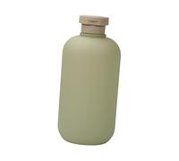 Botellas exprimibles con tapa abatible para artículos de tocador y gel de ducha, 1 botella cosmética reutilizable, recipientes portátiles a prueba de fugas para champú, loción, crema, verde, 500 ml