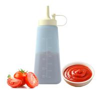 Botellas exprimibles para condimentos | Dispensador recargable para salsas - Botella para salsa de ensalada | para cocina restaurante preparación de alimentos almuerzo al sagrado picnic miel